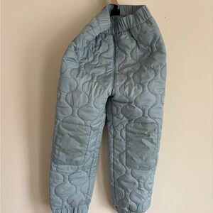 Patagonia Light Blue Quilted Insulated Kids Pants